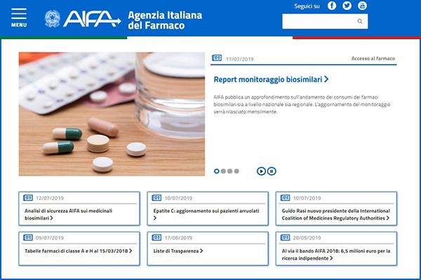 Notizia | Agenzia Italiana Del Farmaco